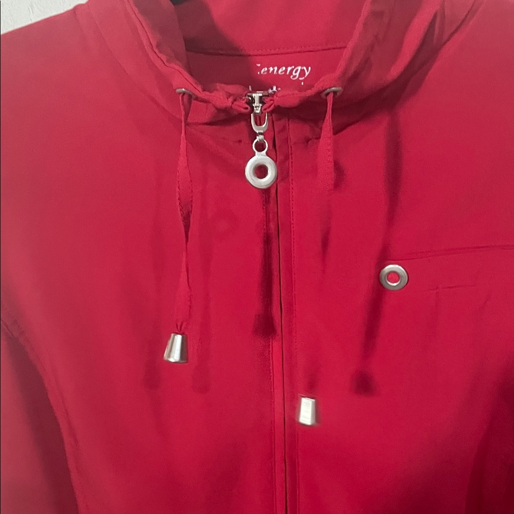 Chico's Vibrant Red Zenergy Vest - Picture 3 of 11